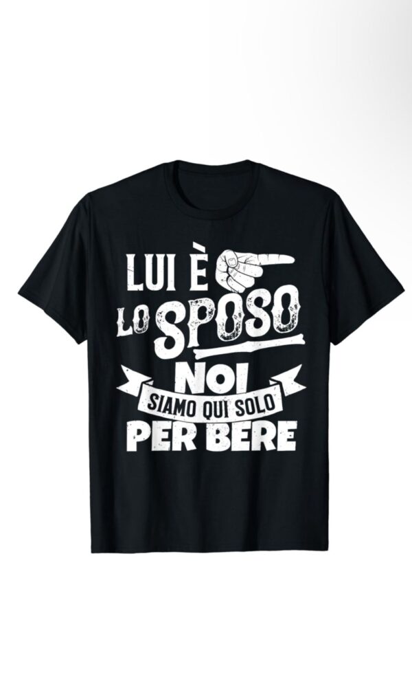 Maglietta Lui è lo Sposo