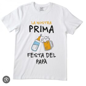 Maglietta prima festa del papà