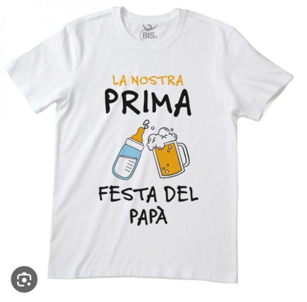 Maglietta prima festa del papà