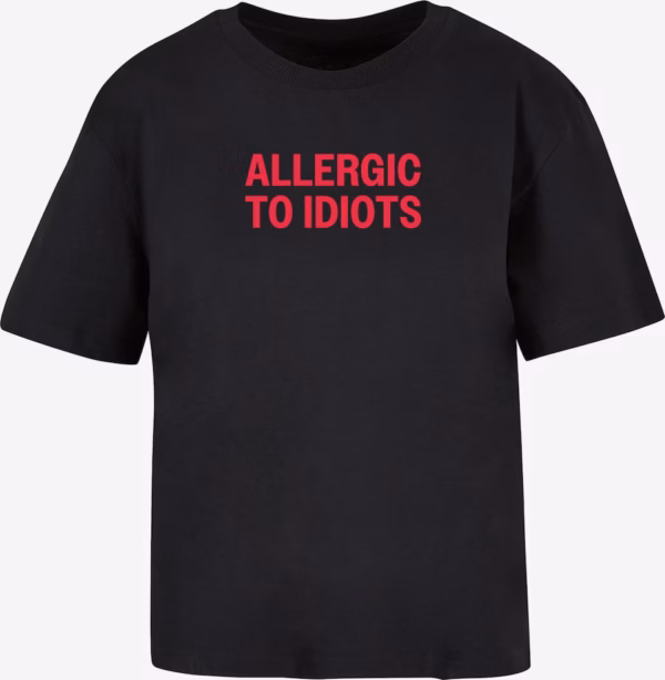 maglietta Allergic to idiots