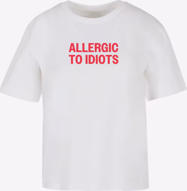 Maglietta Allergic to Idiots - immagine 2